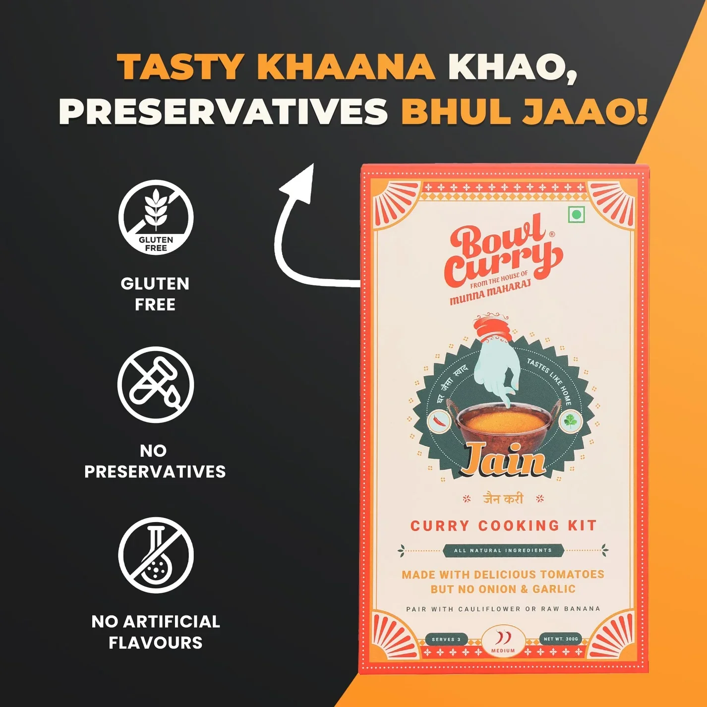 Jain Curry Kit Front