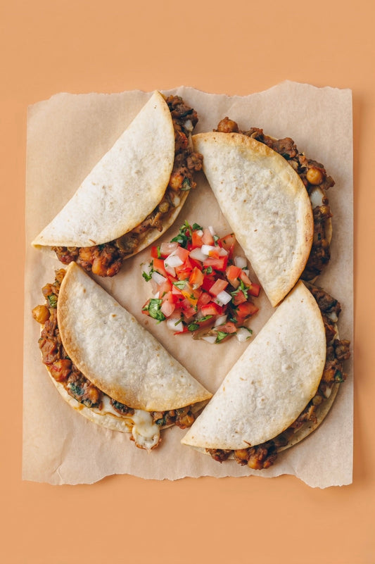 Viral Pressed Chickpea Curry Tacos