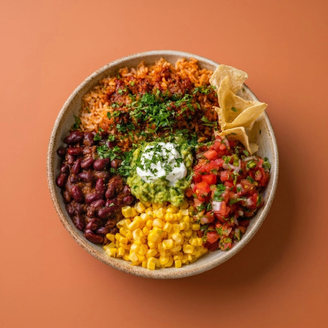 Red Kidney Bean Burrito Bowl