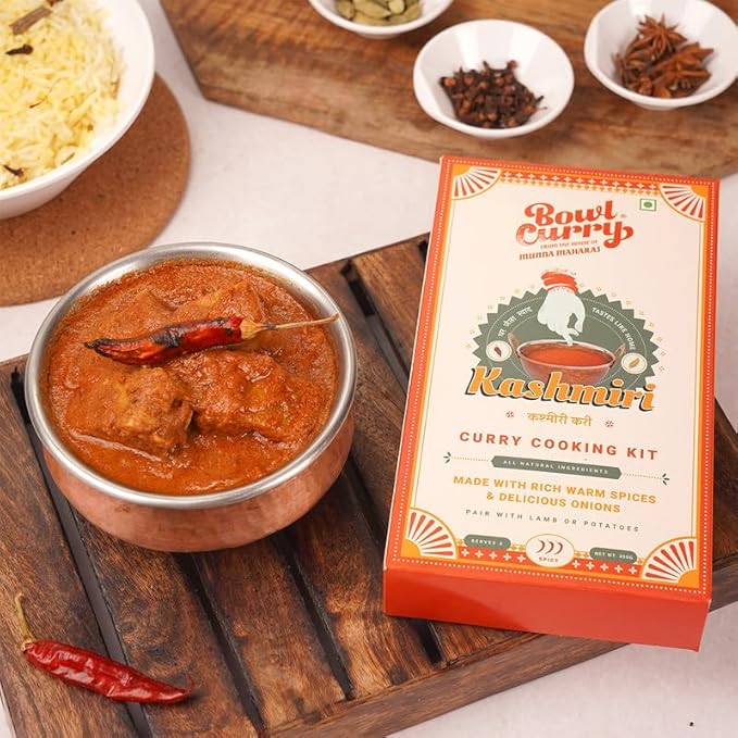 Bowl Curry Kashmiri Mutton Masala